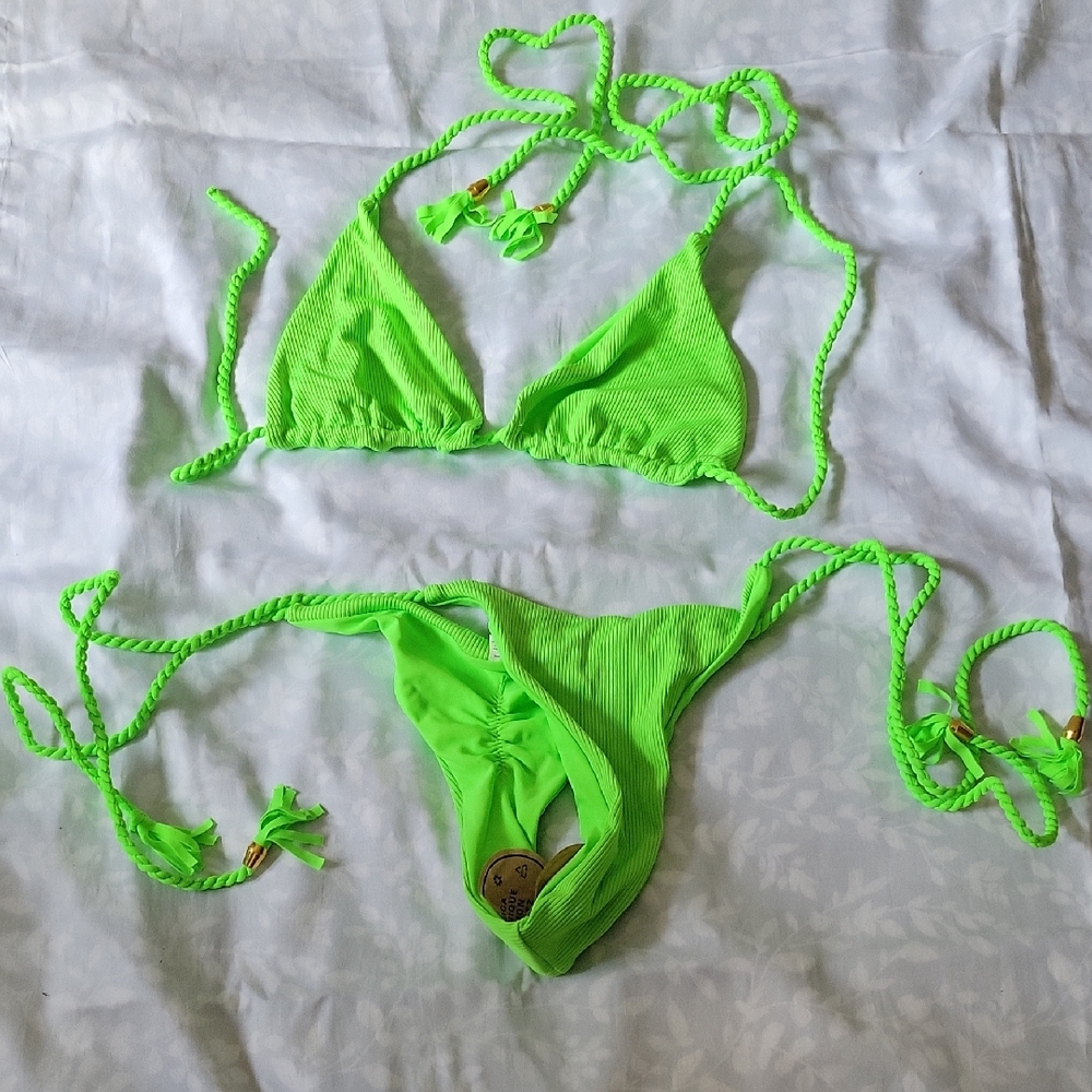 Neon Green Bikini Set